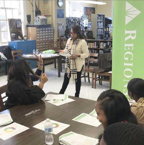 Regions Bank & The Crescent City (LA) CHapter partner to provide Financial Literacy for Debutantes and Beaus at Warren Easton High School